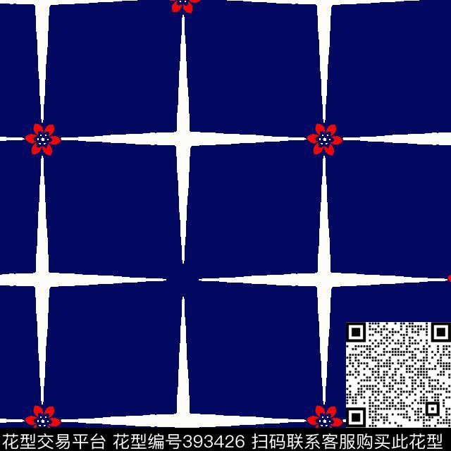 潮流格子男装传统印花华亿平台下载（图片编号: 393426） - 瓦栏（Walan）