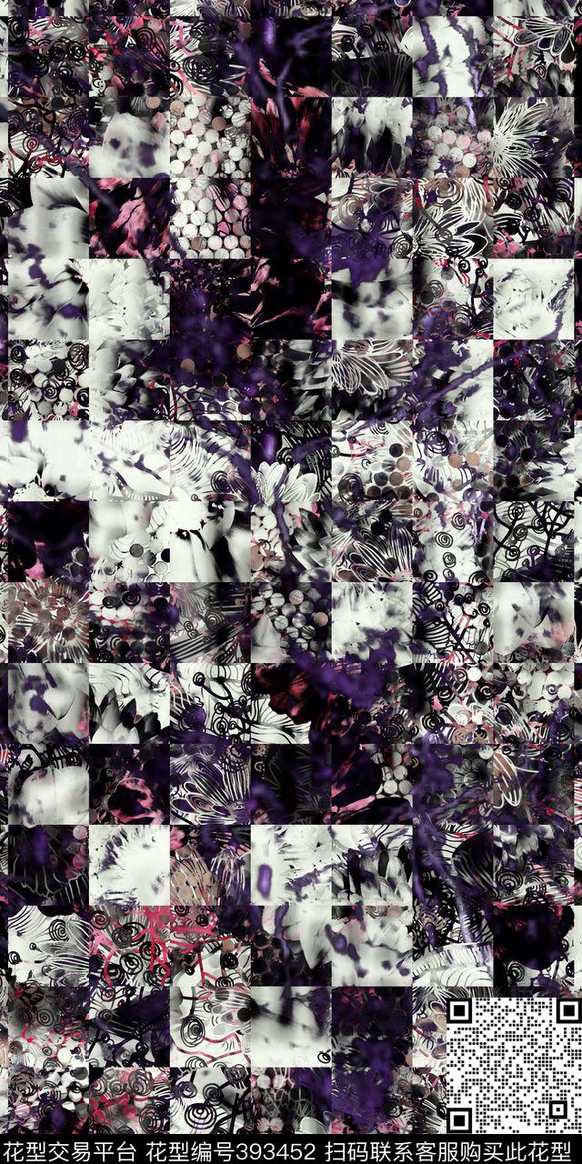 复古格子男装数码印花华亿平台下载（图片编号: 393452） - 瓦栏（Walan）