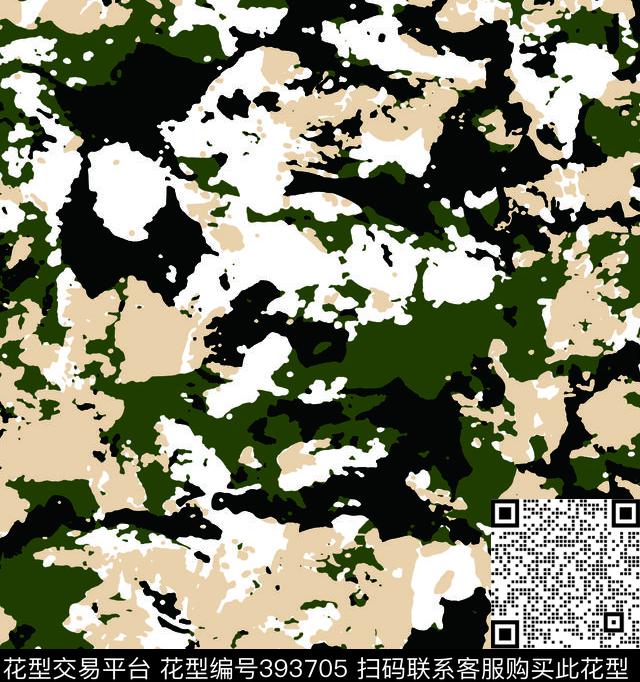 迷彩休闲印花传统印花华亿平台下载（图片编号: 393705） - 瓦栏（Walan）