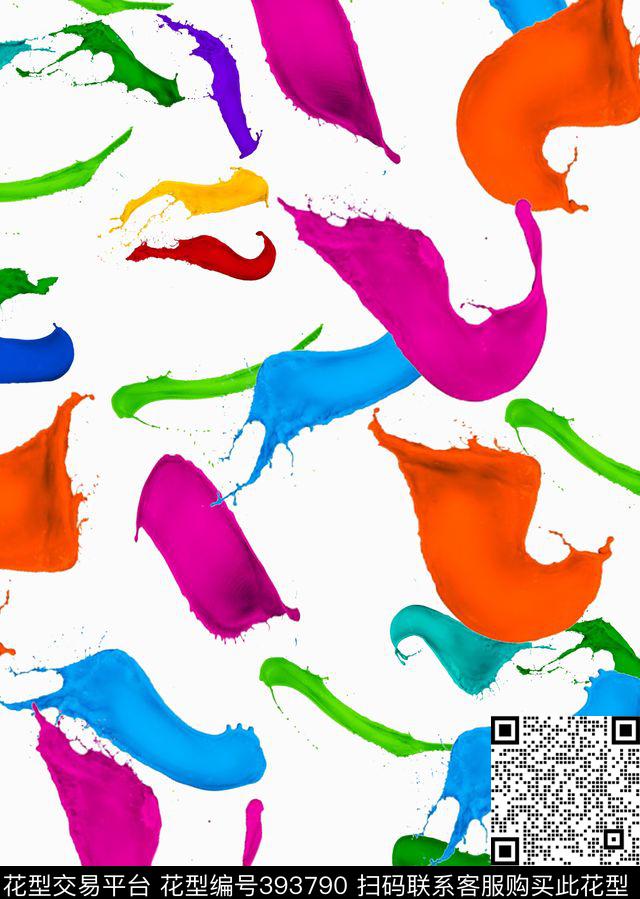 抽象数码印花华亿平台下载（图片编号: 393790） - 瓦栏（Walan）