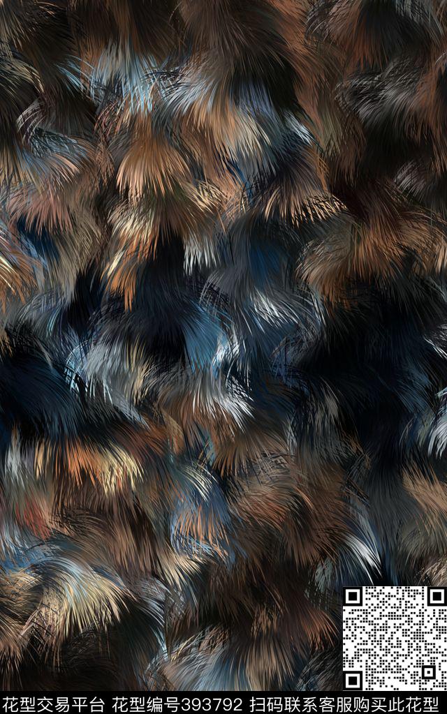 复古霸气毛质数码印花华亿平台下载（图片编号: 393792） - 瓦栏（Walan）