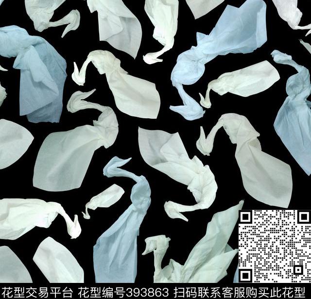 流行时尚鸟手工数码印花华亿平台下载（图片编号: 393863） - 瓦栏（Walan）