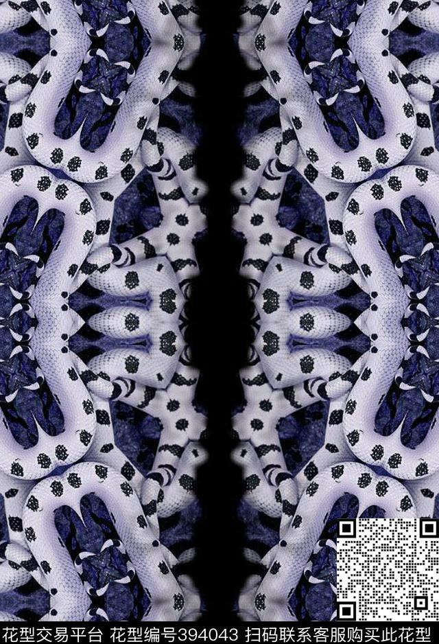 蛇皮女装动物纹数码印花华亿平台下载（图片编号: 394043） - 瓦栏（Walan）