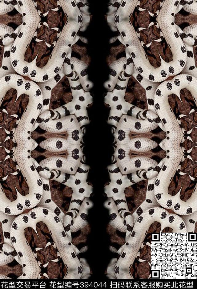 蛇皮女装动物纹数码印花华亿平台下载（图片编号: 394044） - 瓦栏（Walan）