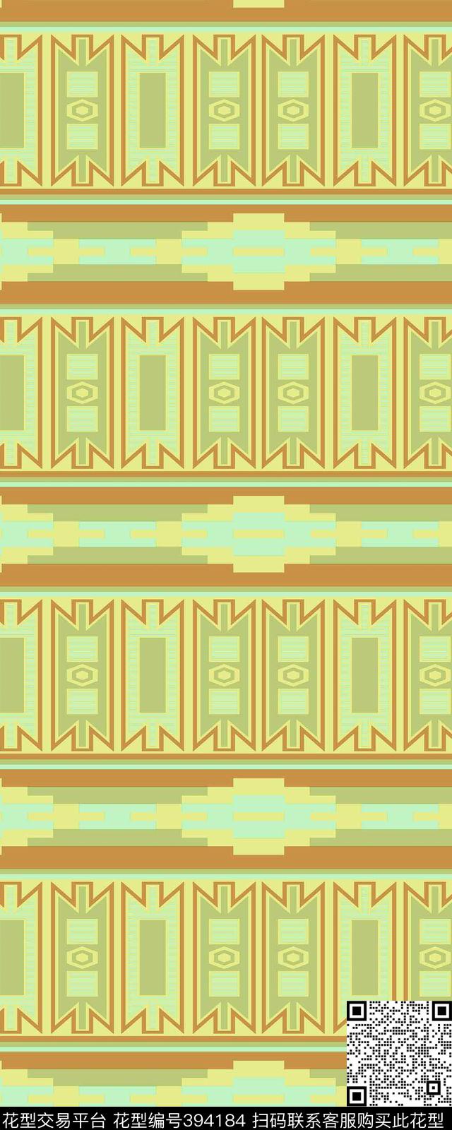 复古几何几何格子流行时尚传统印花华亿平台下载（图片编号: 394184） - 瓦栏（Walan）