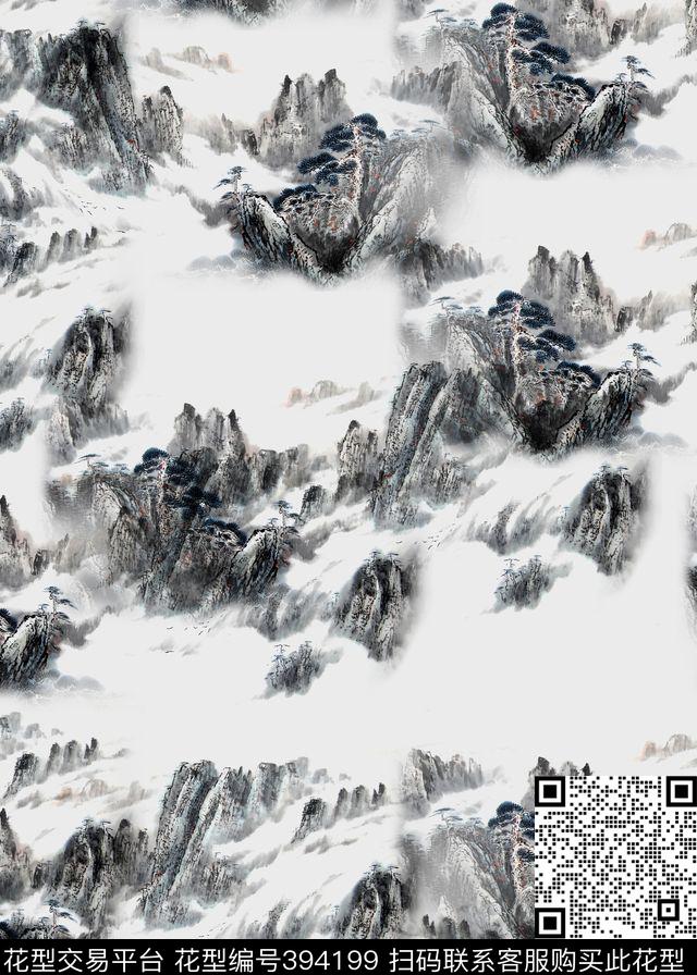 潮流复古男装华亿平台传统印花华亿平台下载（图片编号: 394199） - 瓦栏（Walan）