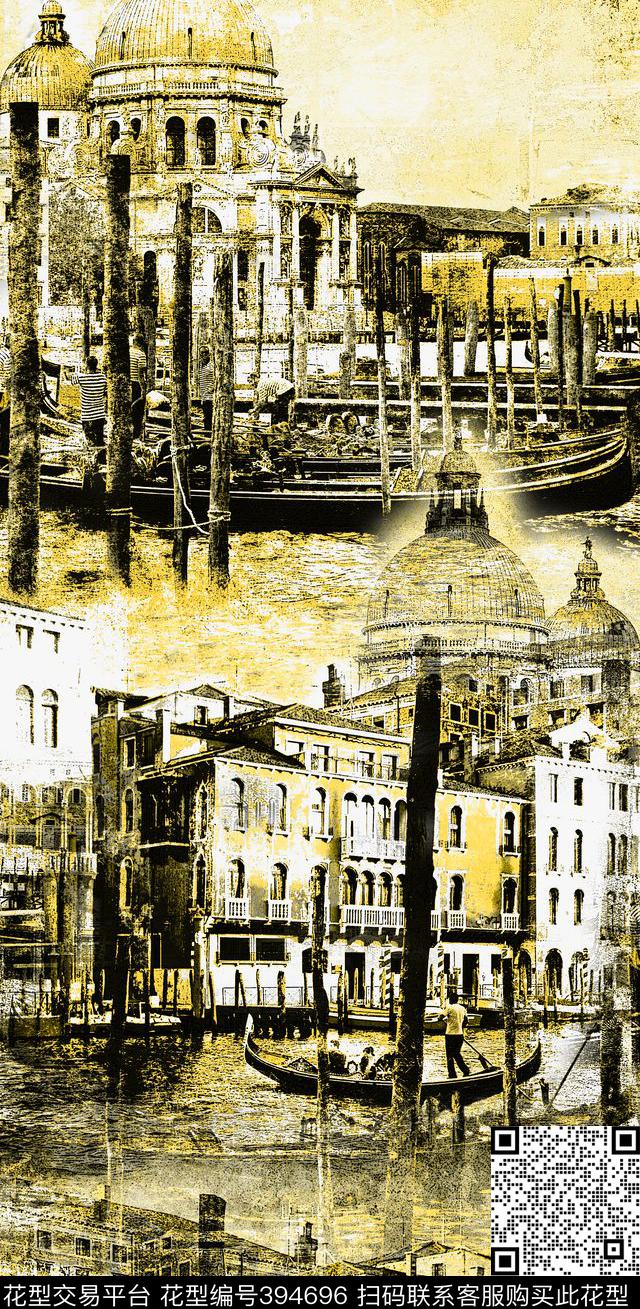 复古威尼斯意大利传统印花华亿平台下载（图片编号: 394696） - 瓦栏（Walan）