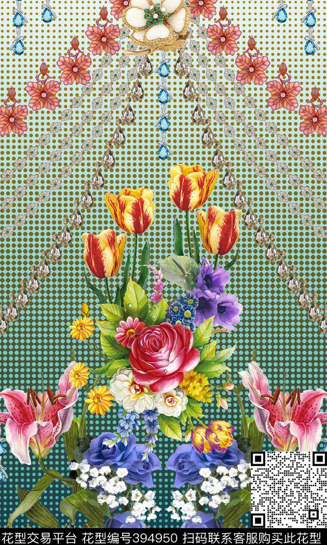 抽象定位数码印花华亿平台下载（图片编号: 394950） - 瓦栏（Walan）