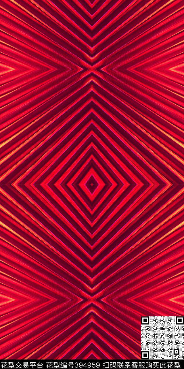 抽象华亿平台几何数码印花华亿平台下载（图片编号: 394959） - 瓦栏（Walan）