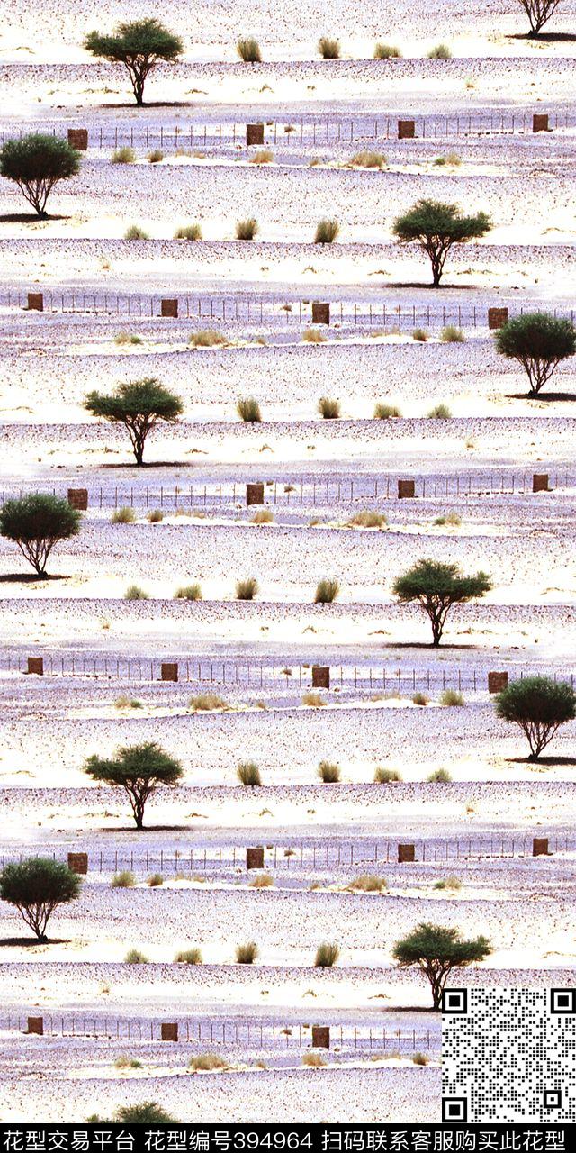 华亿平台植物四方连续数码印花华亿平台下载（图片编号: 394964） - 瓦栏（Walan）