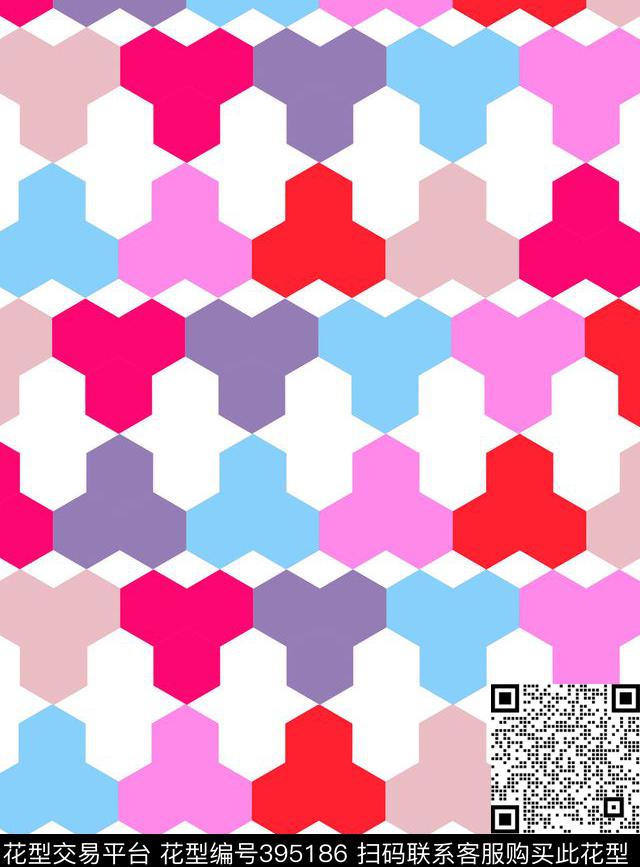 几何传统印花华亿平台下载（图片编号: 395186） - 瓦栏（Walan）