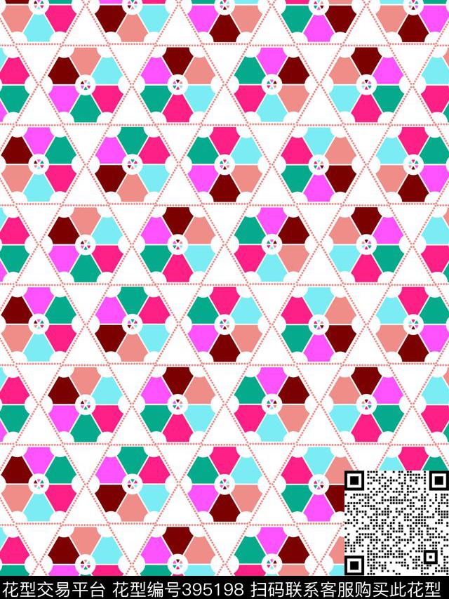 传统印花几何传统印花华亿平台下载（图片编号: 395198） - 瓦栏（Walan）
