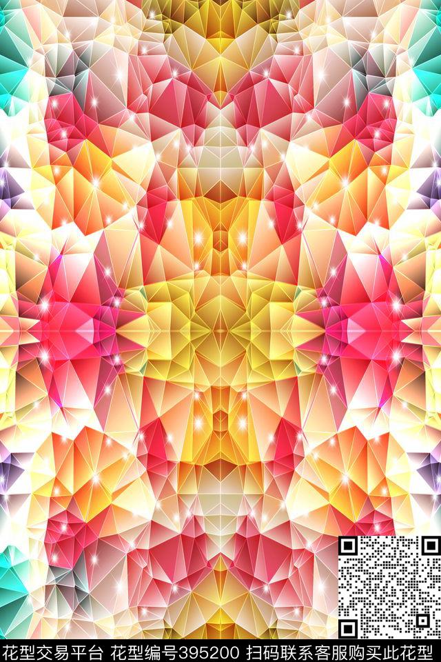 抽象字母数字数码印花华亿平台下载（图片编号: 395200） - 瓦栏（Walan）