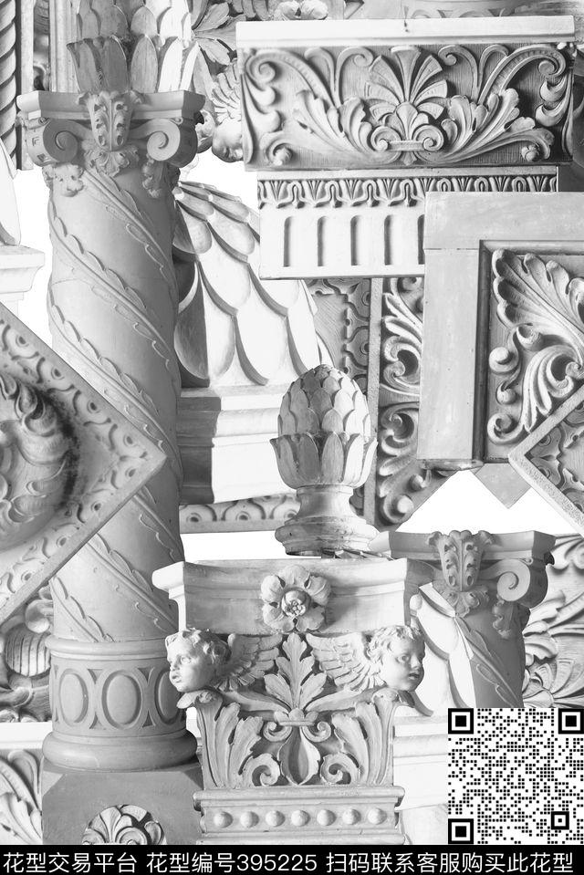 欧洲雕塑立体数码印花华亿平台下载（图片编号: 395225） - 瓦栏（Walan）