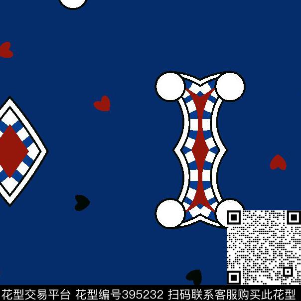 异形传统印花华亿平台下载（图片编号: 395232） - 瓦栏（Walan）