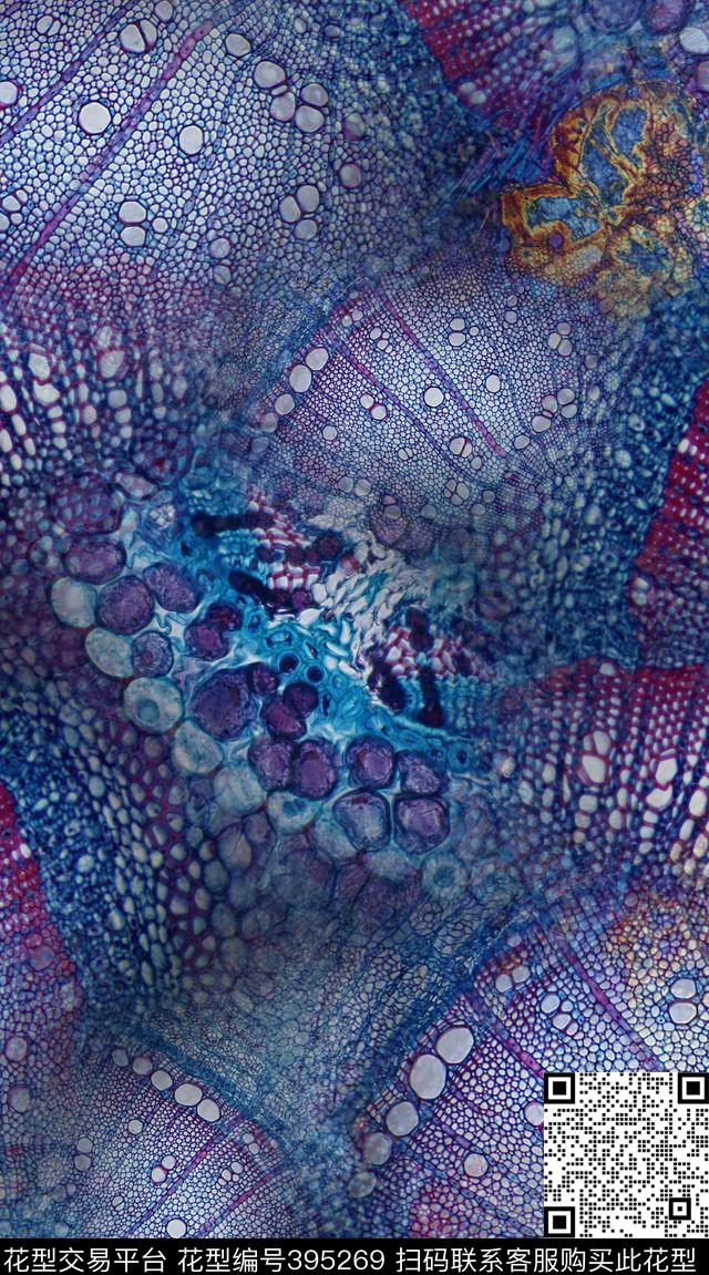 抽象创意微观世界数码印花华亿平台下载（图片编号: 395269） - 瓦栏（Walan）