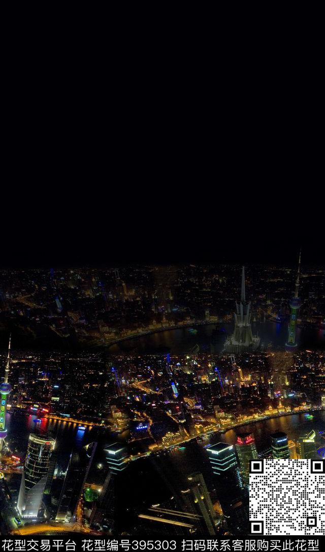 潮流城市复古数码印花华亿平台下载（图片编号: 395303） - 瓦栏（Walan）