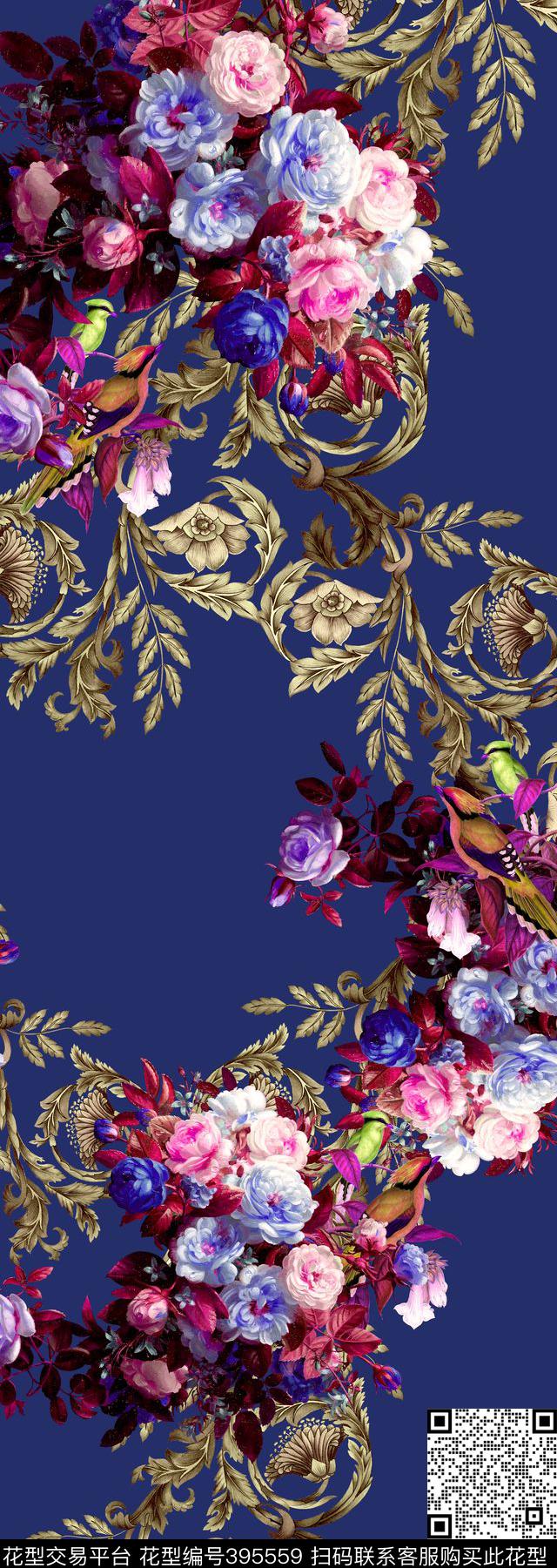 高端欧式数码印花华亿平台下载（图片编号: 395559） - 瓦栏（Walan）