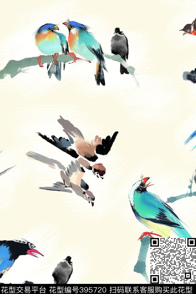 鸟儿童装大牌数码印花华亿平台下载（图片编号: 395720） - 瓦栏（Walan）