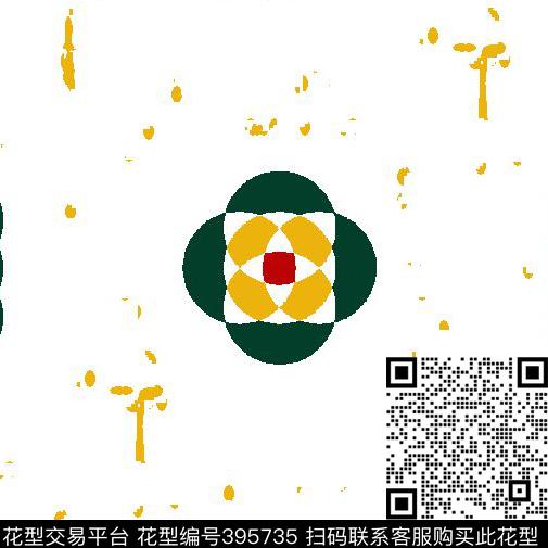 简单方块传统印花华亿平台下载（图片编号: 395735） - 瓦栏（Walan）