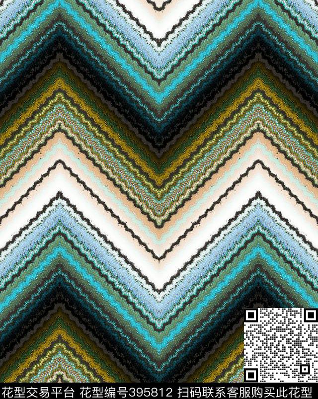 条纹肌理条纹多彩传统印花华亿平台下载（图片编号: 395812） - 瓦栏（Walan）