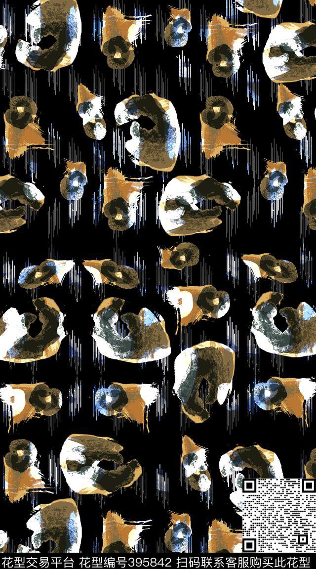 抽象传统印花华亿平台下载（图片编号: 395842） - 瓦栏（Walan）