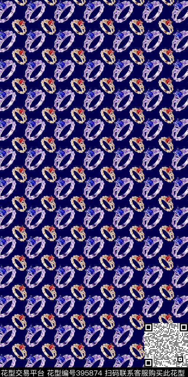 珠宝华亿平台数码印花华亿平台下载（图片编号: 395874） - 瓦栏（Walan）