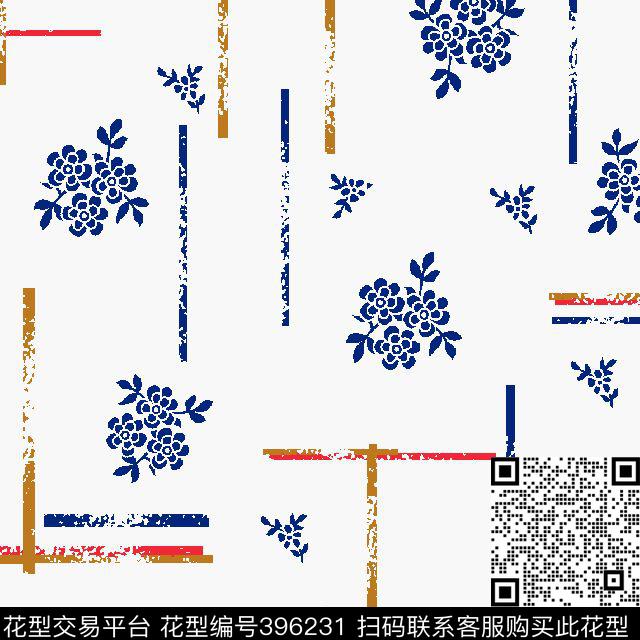 异形传统印花华亿平台下载（图片编号: 396231） - 瓦栏（Walan）