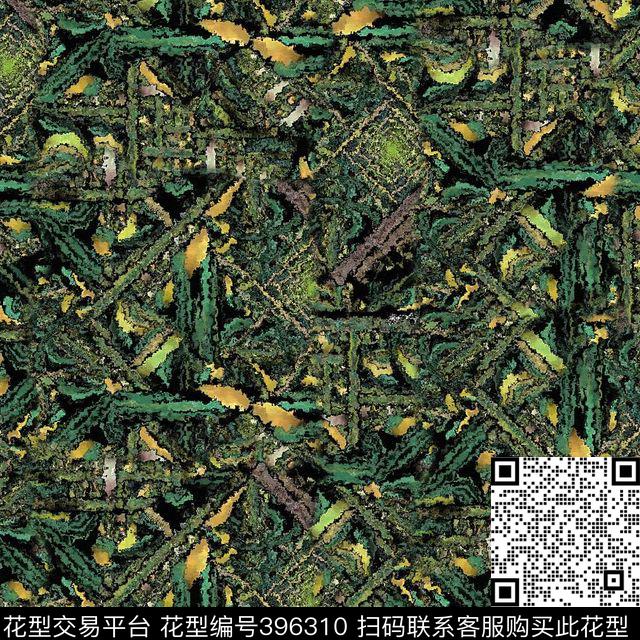 抽想纹理男装数码印花华亿平台下载（图片编号: 396310） - 瓦栏（Walan）