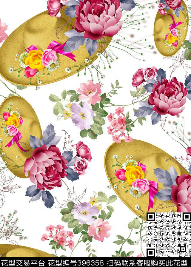 休闲帽子别样风情数码印花华亿平台下载（图片编号: 396358） - 瓦栏（Walan）