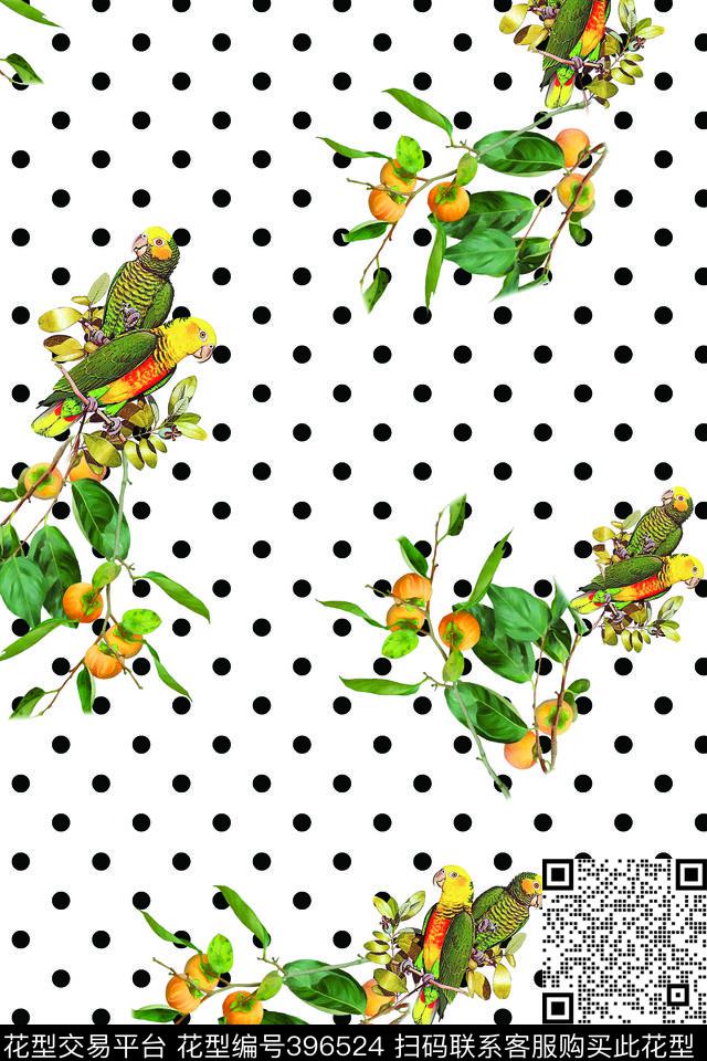 圆点数码花数码印花华亿平台下载（图片编号: 396524） - 瓦栏（Walan）