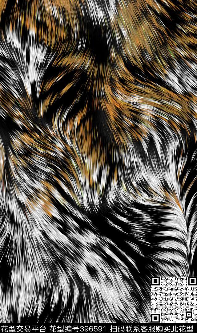 野生非洲动物纹数码印花华亿平台下载（图片编号: 396591） - 瓦栏（Walan）