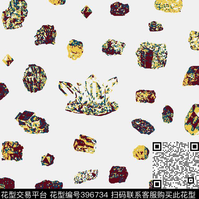 钻石花传统印花华亿平台下载（图片编号: 396734） - 瓦栏（Walan）