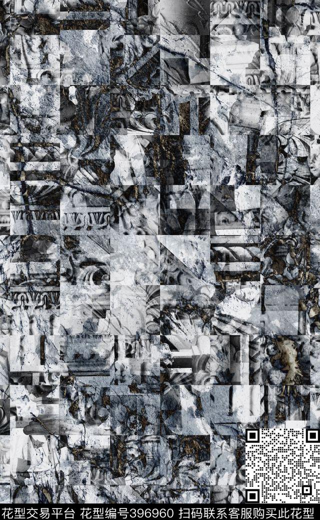 雕塑历史男装数码印花华亿平台下载（图片编号: 396960） - 瓦栏（Walan）