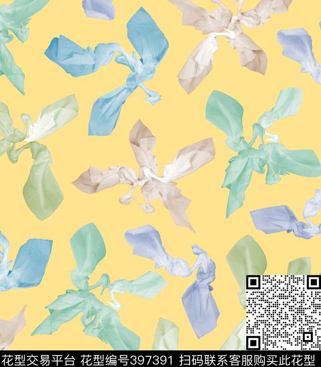 花流行时尚手工鸟数码印花华亿平台下载（图片编号: 397391） - 瓦栏（Walan）
