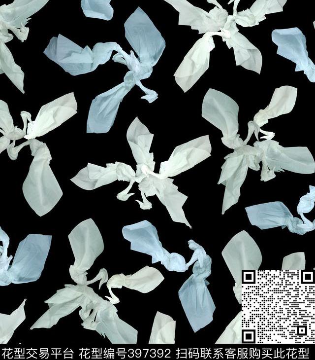 花流行时尚手工鸟数码印花华亿平台下载（图片编号: 397392） - 瓦栏（Walan）