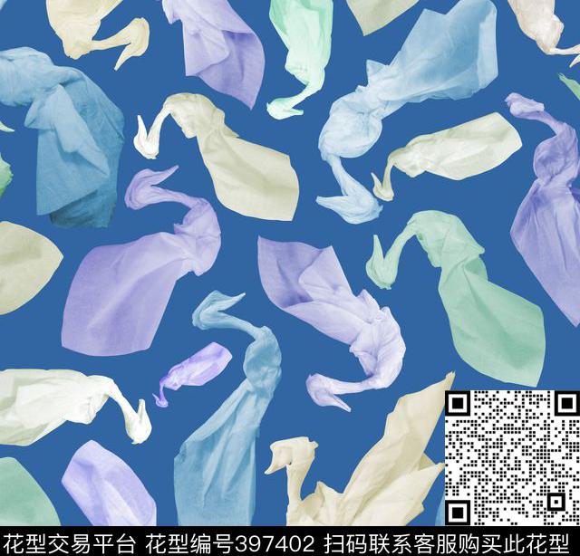 流行时尚鸟手工数码印花华亿平台下载（图片编号: 397402） - 瓦栏（Walan）