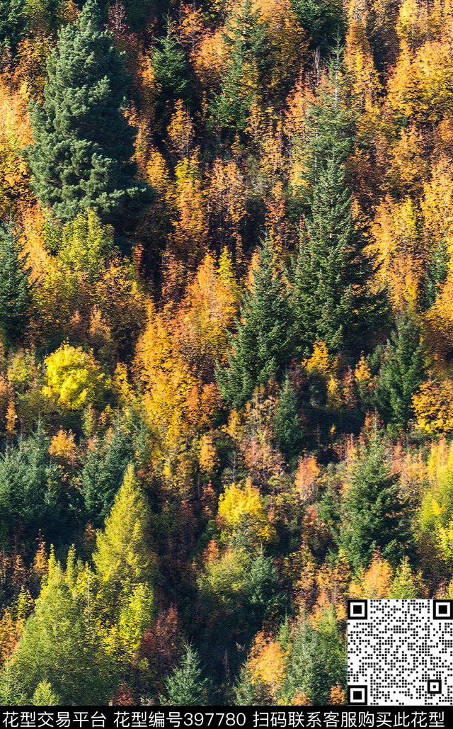 迷彩树林数码印花华亿平台下载（图片编号: 397780） - 瓦栏（Walan）