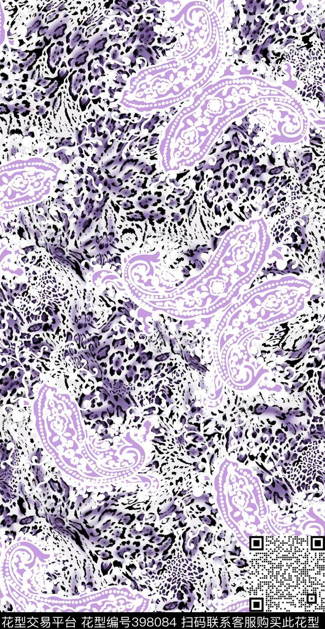 豹纹女装内衣佩兹利传统印花华亿平台下载（图片编号: 398084） - 瓦栏（Walan）