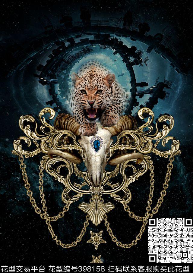 豹子定位个性时尚数码印花华亿平台下载（图片编号: 398158） - 瓦栏（Walan）