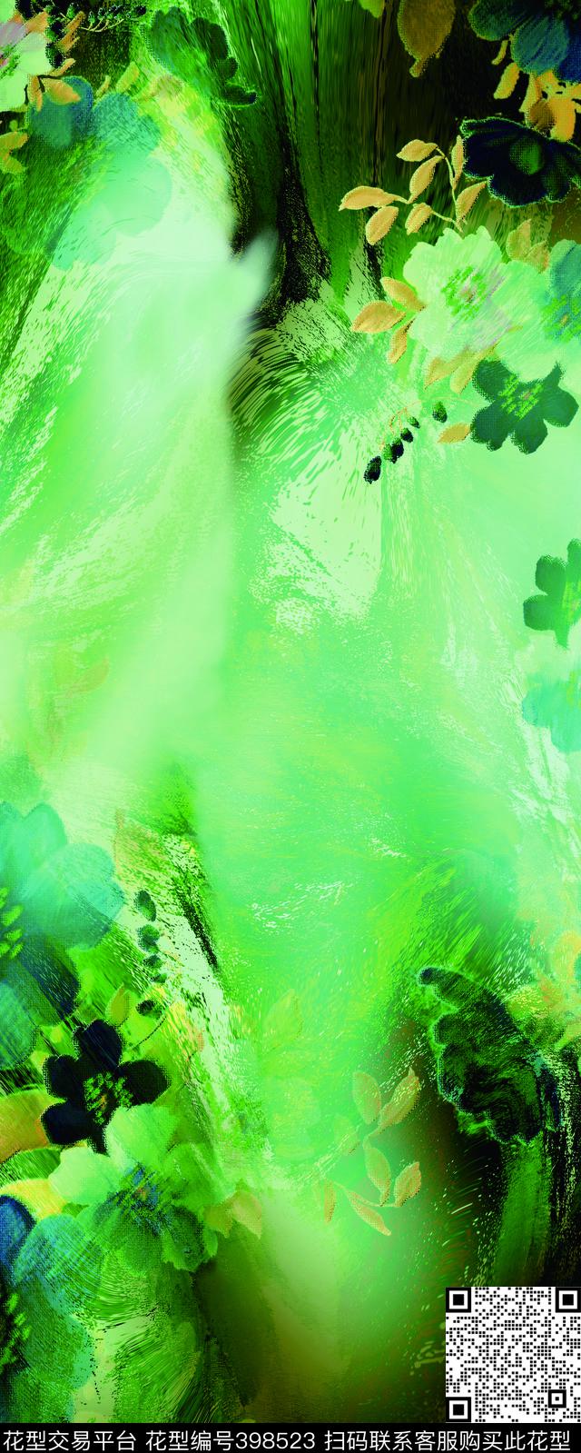 时尚流行数码印花华亿平台下载（图片编号: 398523） - 瓦栏（Walan）