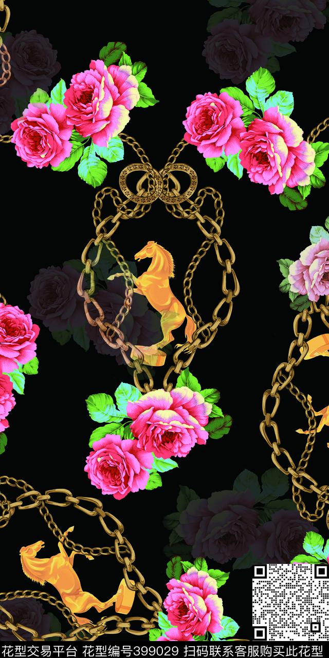 时尚花数码印花华亿平台下载（图片编号: 399029） - 瓦栏（Walan）