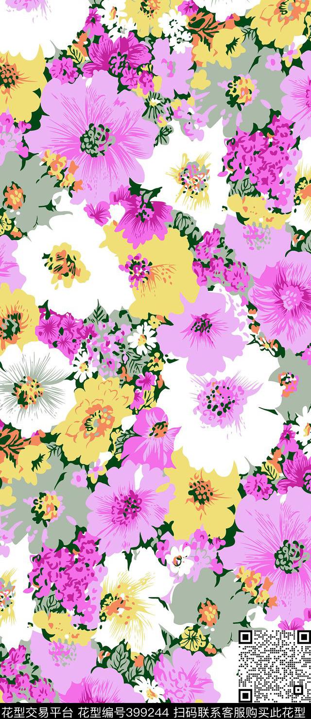 多彩花卉清新有600分辨率金昌分层图传统印花华亿平台下载（图片编号: 399244） - 瓦栏（Walan）
