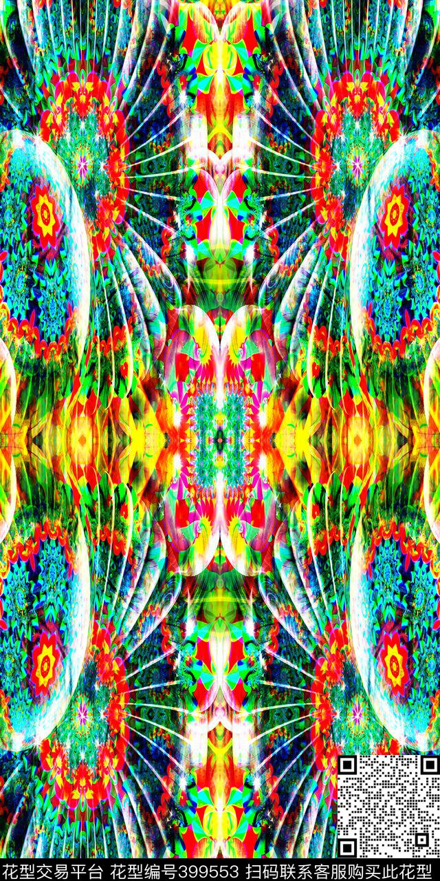 几何数码印花华亿平台下载（图片编号: 399553） - 瓦栏（Walan）