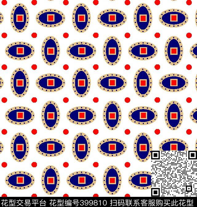 个性几何大气衬衫传统印花华亿平台下载（图片编号: 399810） - 瓦栏（Walan）