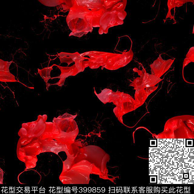 潮流抽象复古数码印花华亿平台下载（图片编号: 399859） - 瓦栏（Walan）