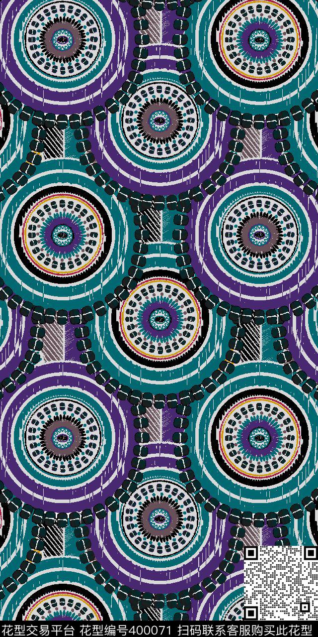 民族泥点几何打底裤及服饰传统印花华亿平台下载（图片编号: 400071） - 瓦栏（Walan）