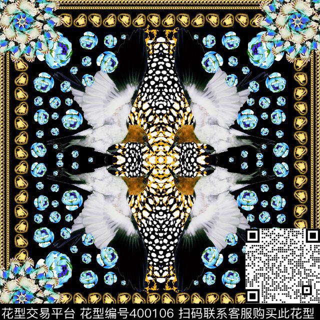 大牌范西哲风欧美风数码印花华亿平台下载（图片编号: 400106） - 瓦栏（Walan）