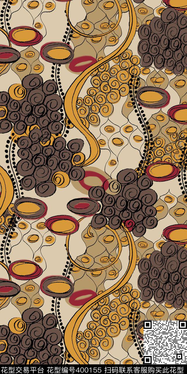 传统印花抽象巴黎→【传统华亿平台】传统印花华亿平台下载（图片编号: 400155） - 瓦栏（Walan）