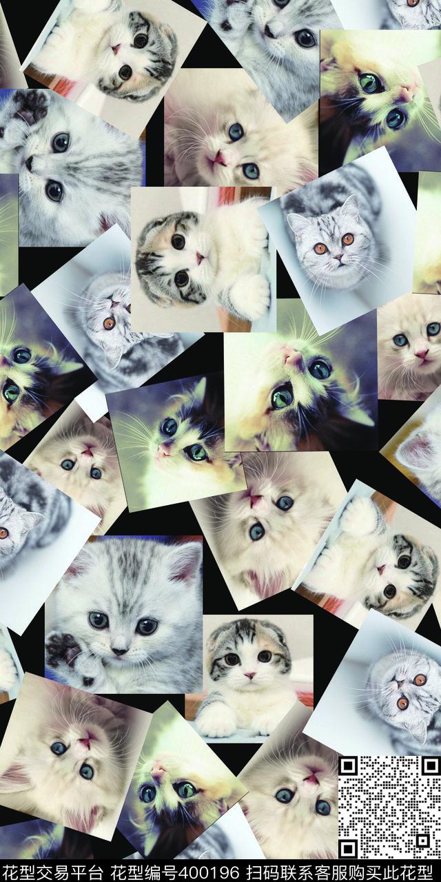 时尚动物数码印花华亿平台下载（图片编号: 400196） - 瓦栏（Walan）